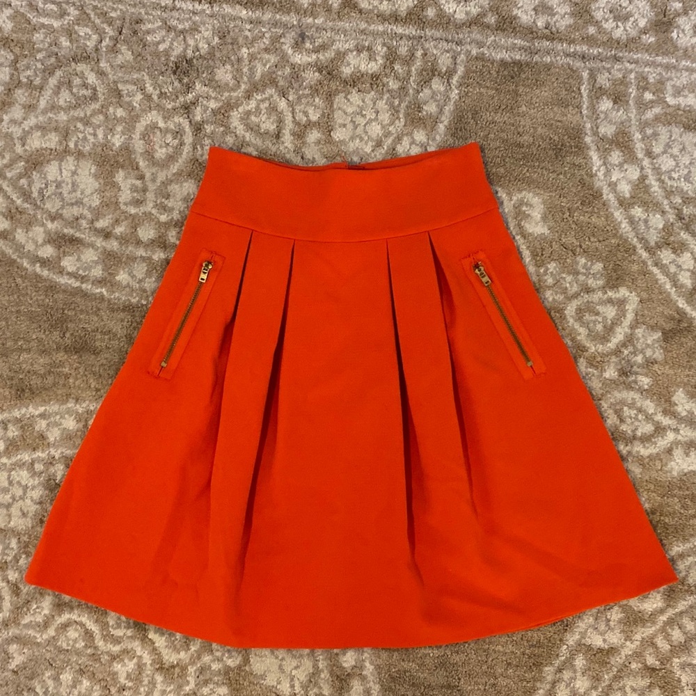 Anthropologie Maeve A-line Coral Skirt Size 6